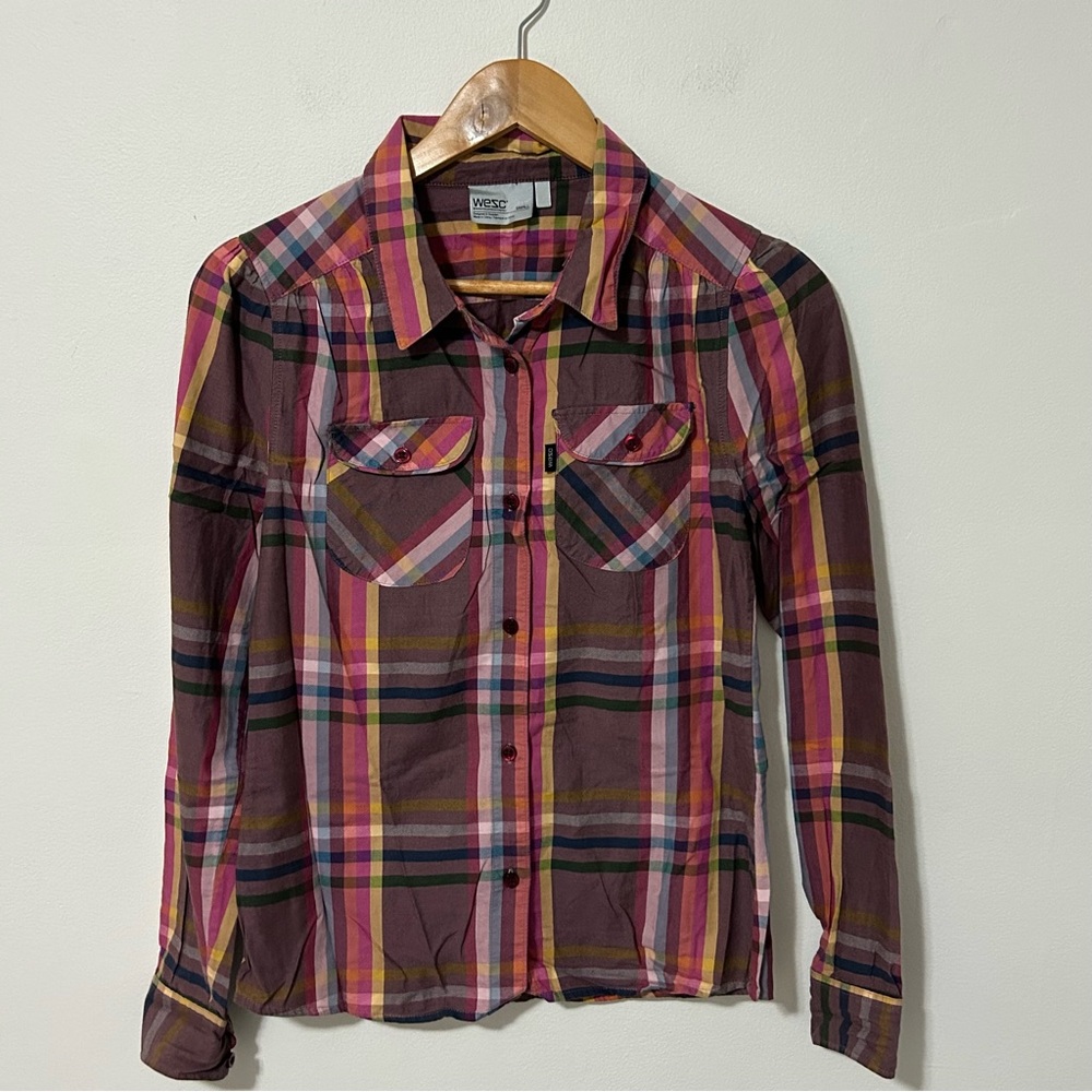WESC Plaid Button Down